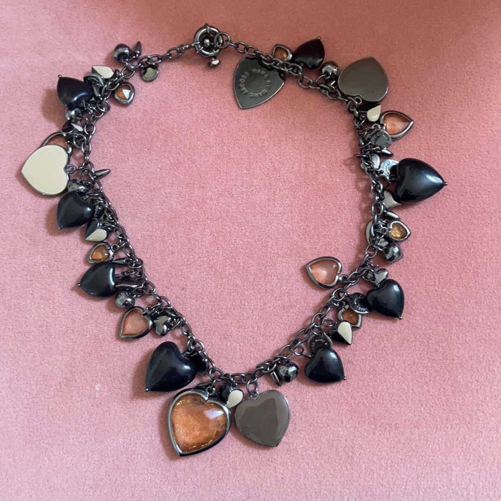 Marc Jacobs heart charm necklace
